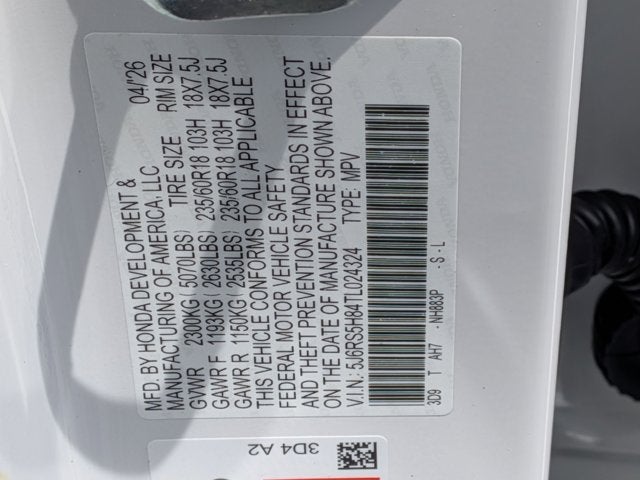 2026 Honda CR-V Hybrid Sport-L