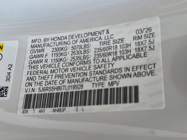 2026 Honda CR-V Hybrid Sport-L