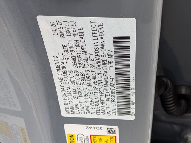 2026 Honda CR-V Hybrid Sport-L