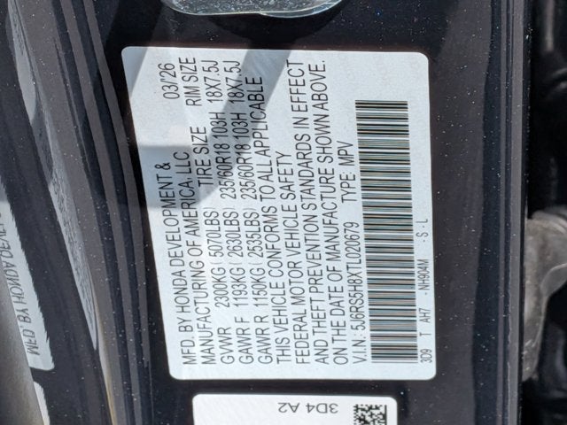 2026 Honda CR-V Hybrid Sport-L