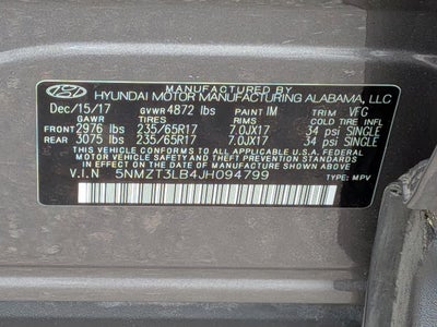 2018 Hyundai Santa Fe Sport 2.4 Base