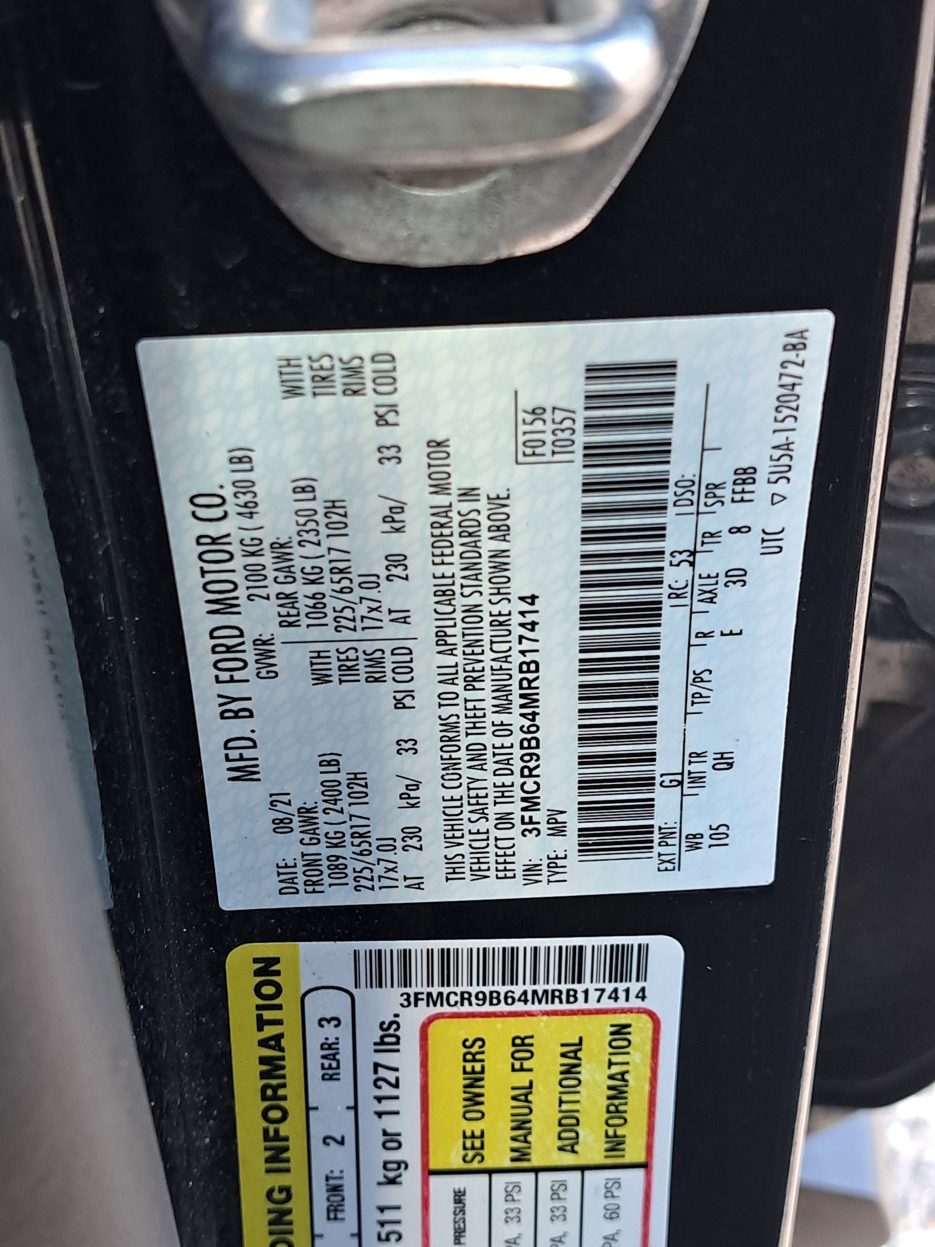 2021 Ford Bronco Sport Big Bend