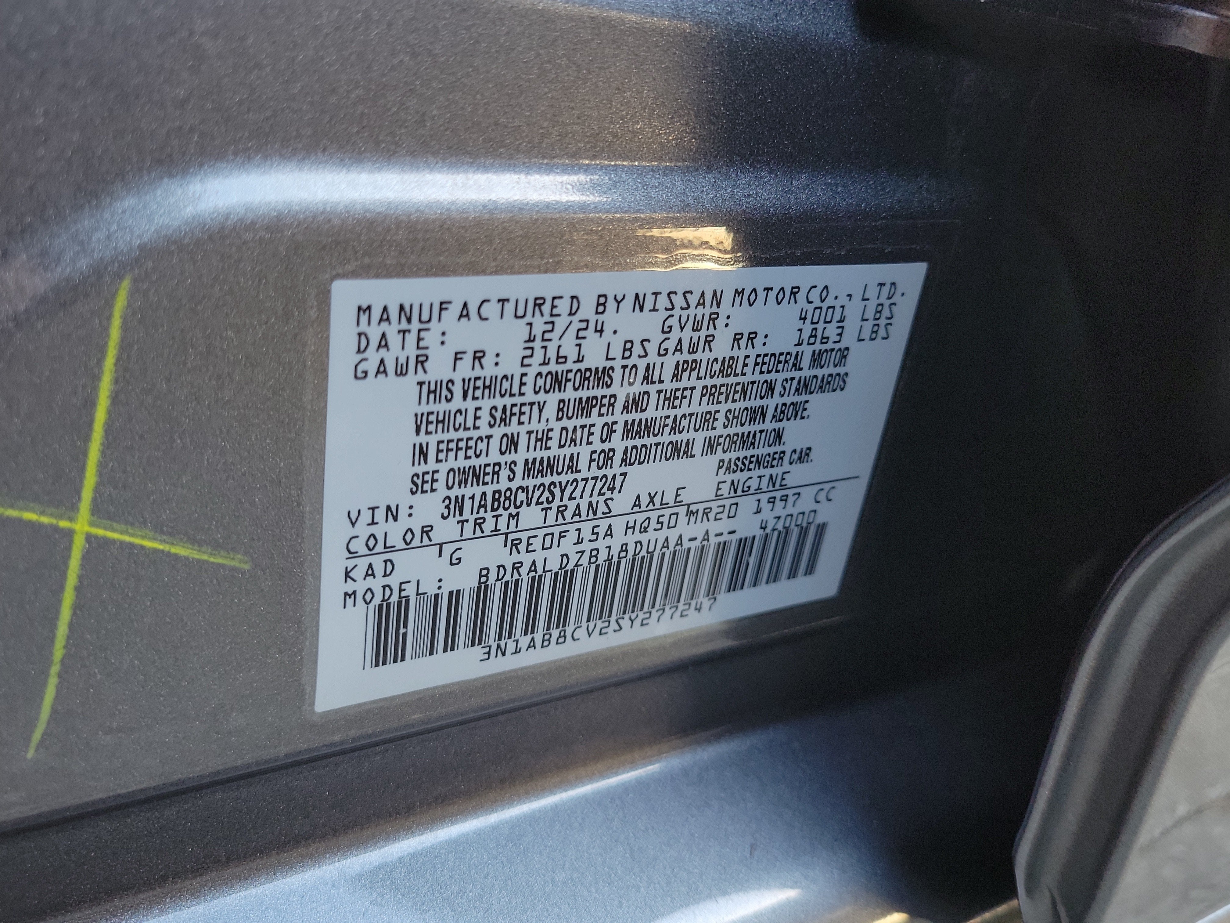 2025 Nissan Sentra SV