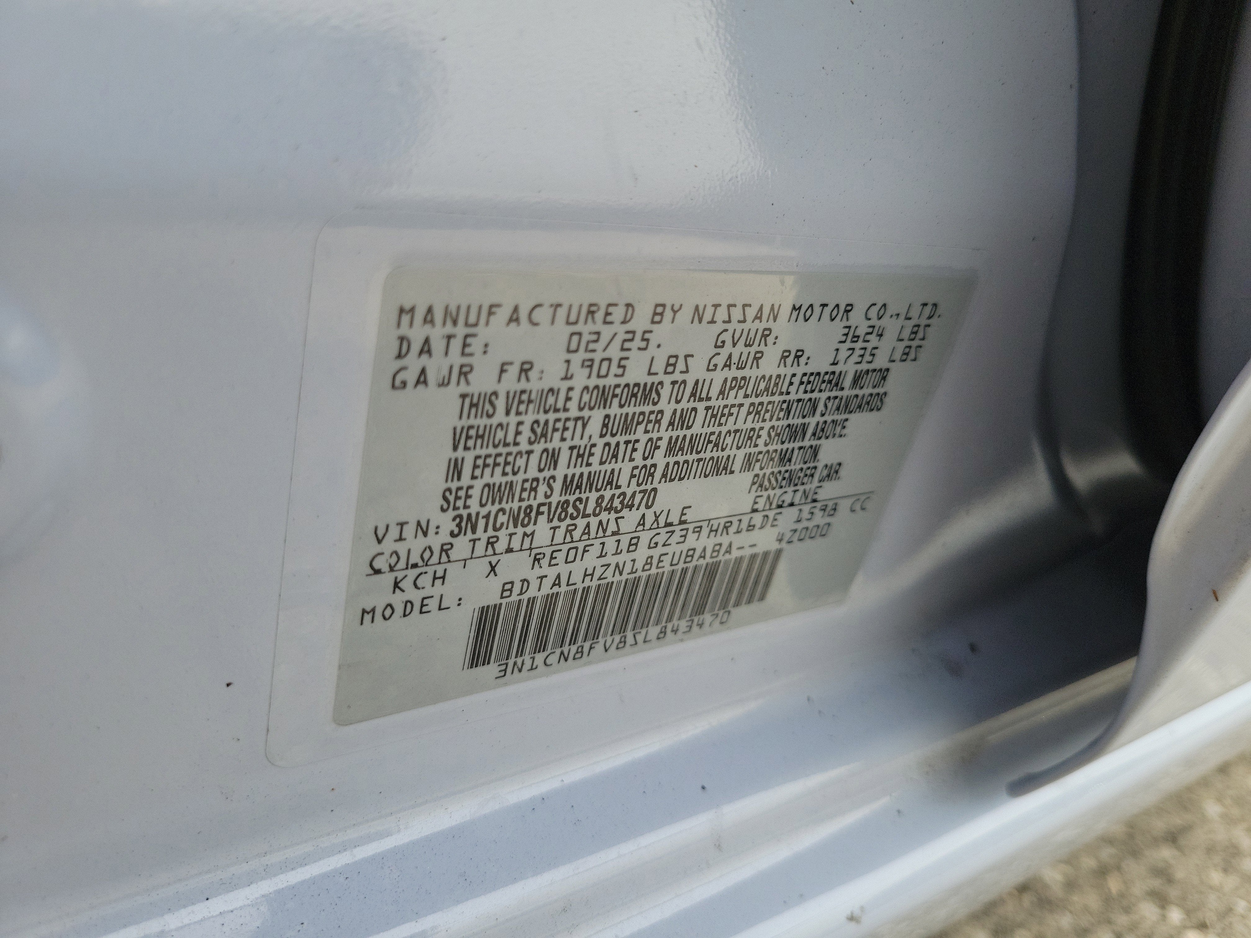 2025 Nissan Versa SR