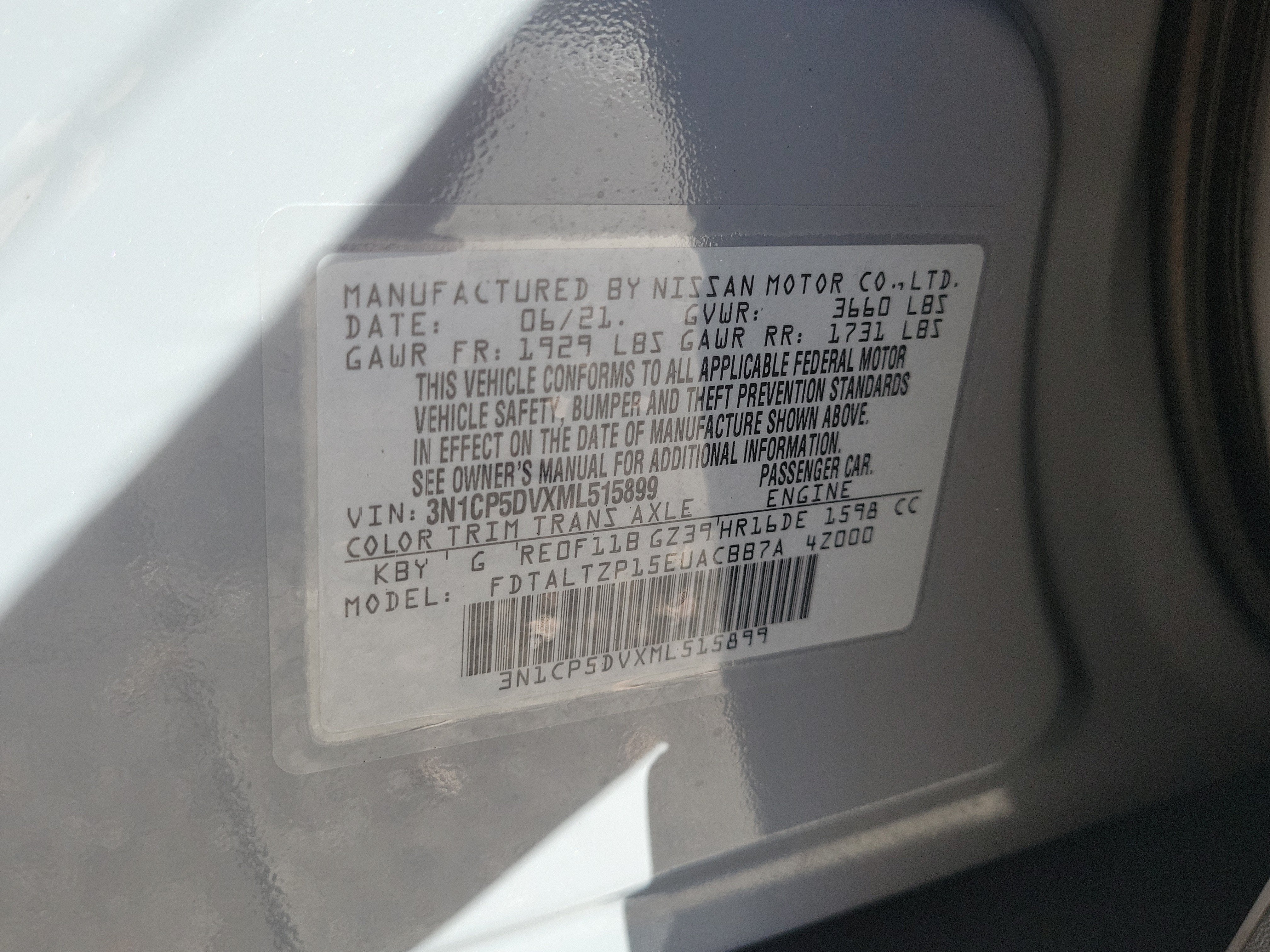 2021 Nissan Kicks SR
