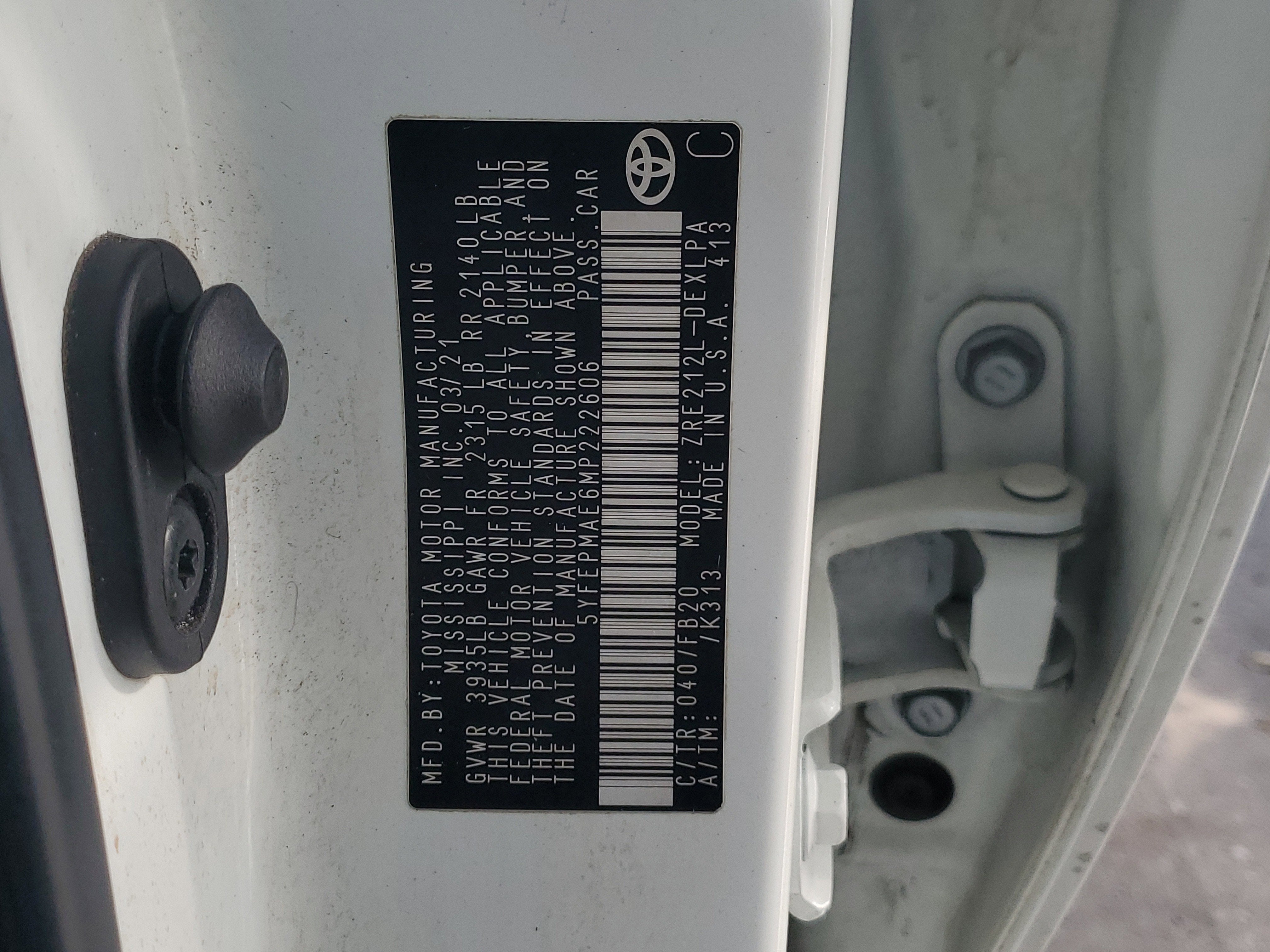 2021 Toyota Corolla LE