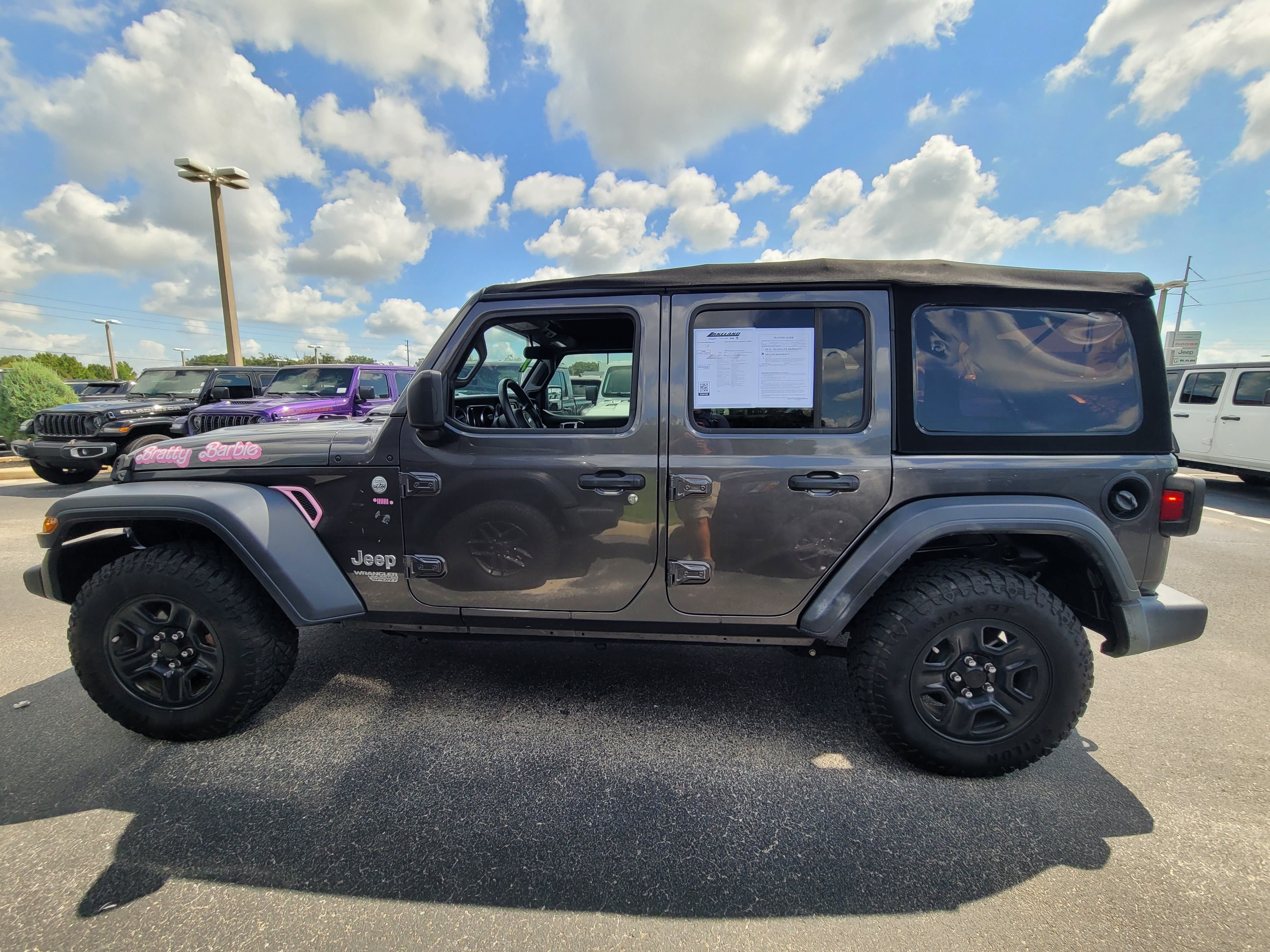 2019 Jeep Wrangler Unlimited Sport