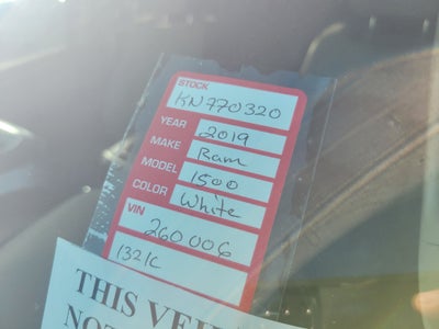 2019 RAM 1500 Laramie