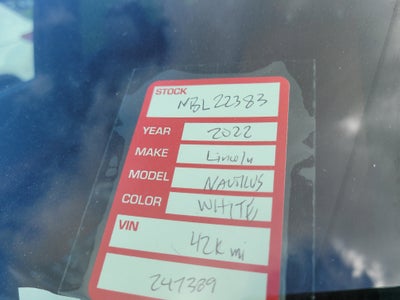 2022 Lincoln Nautilus Reserve