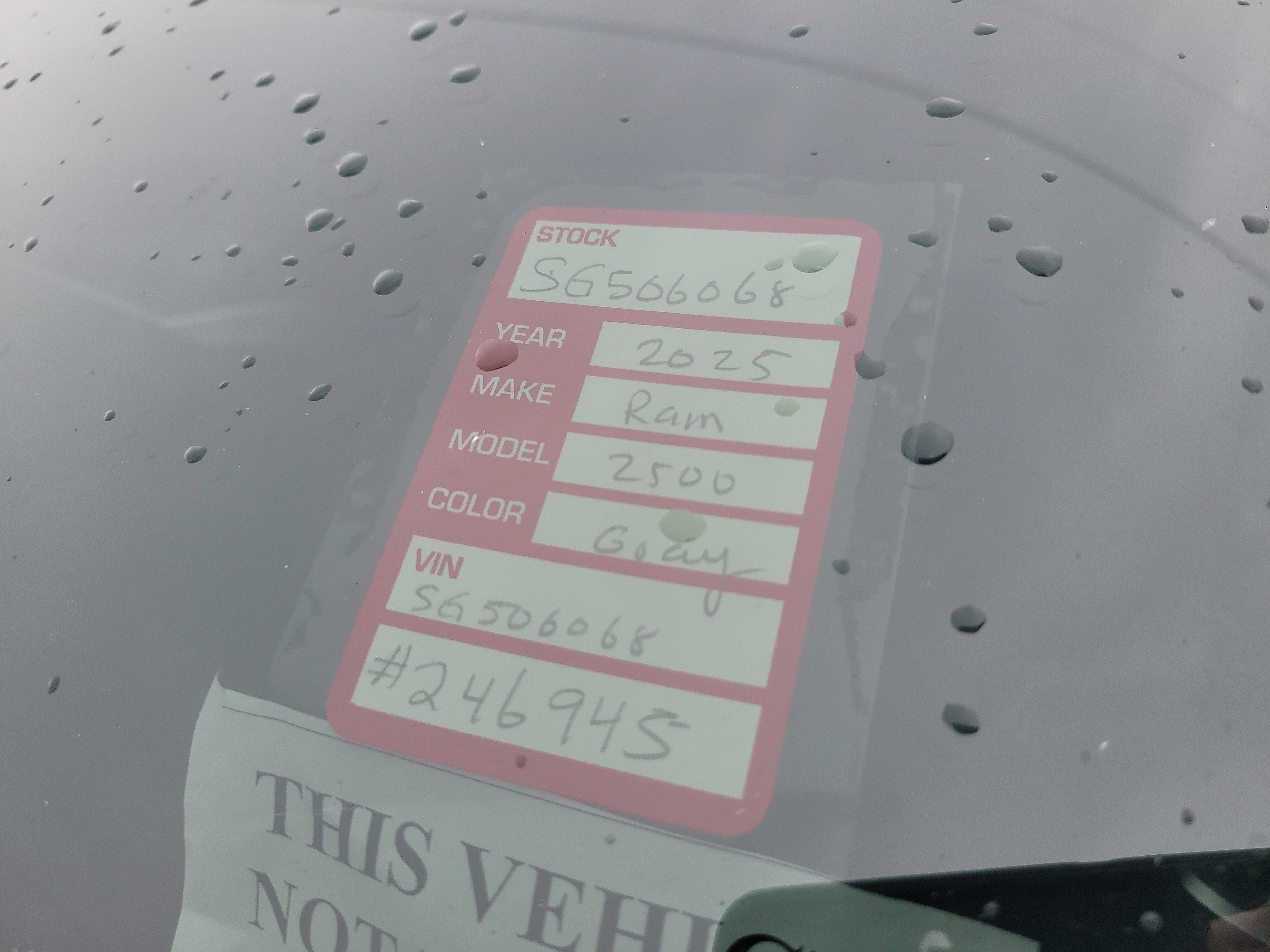 2025 RAM 2500 Big Horn