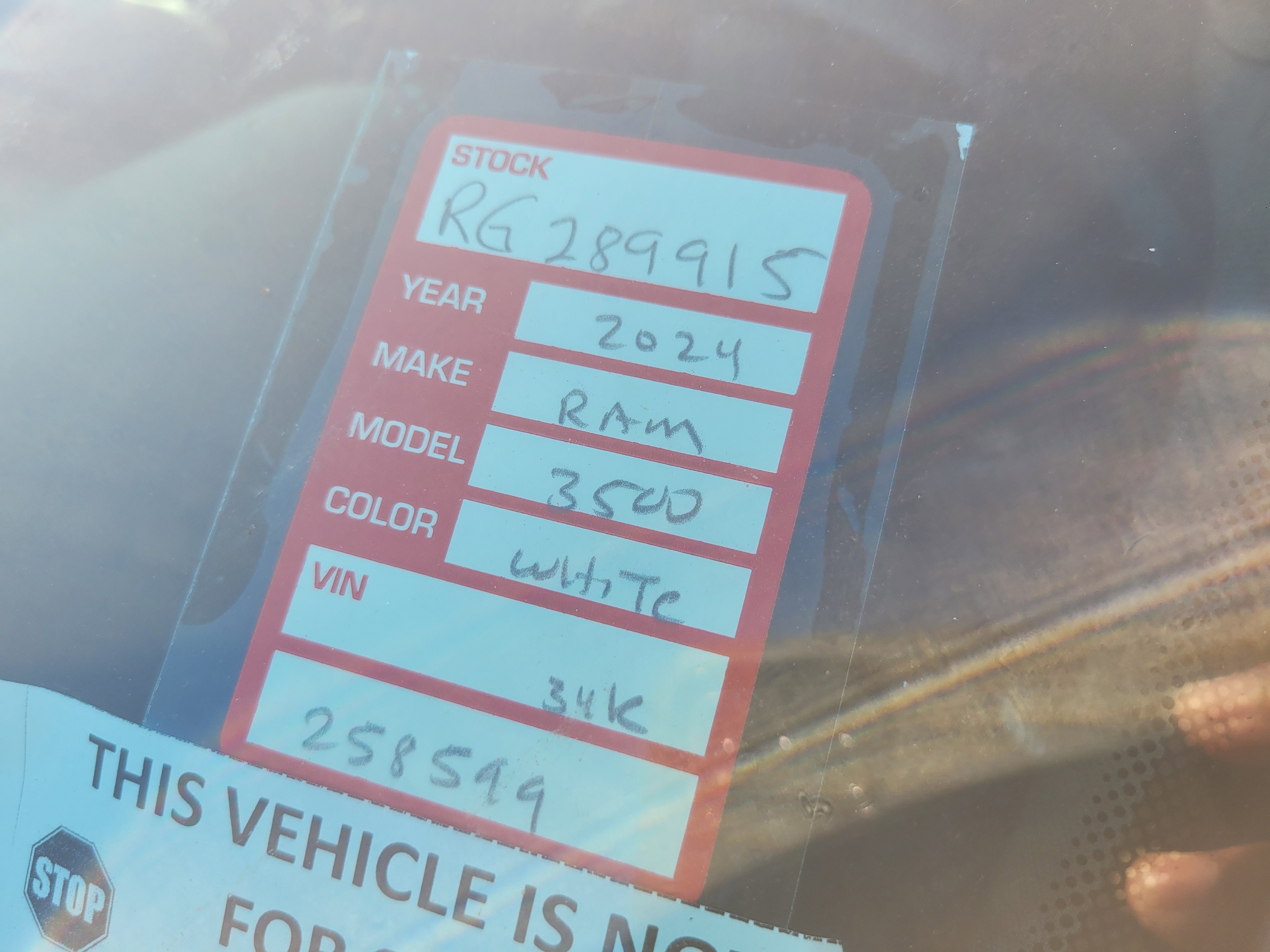 2024 RAM 3500 Tradesman