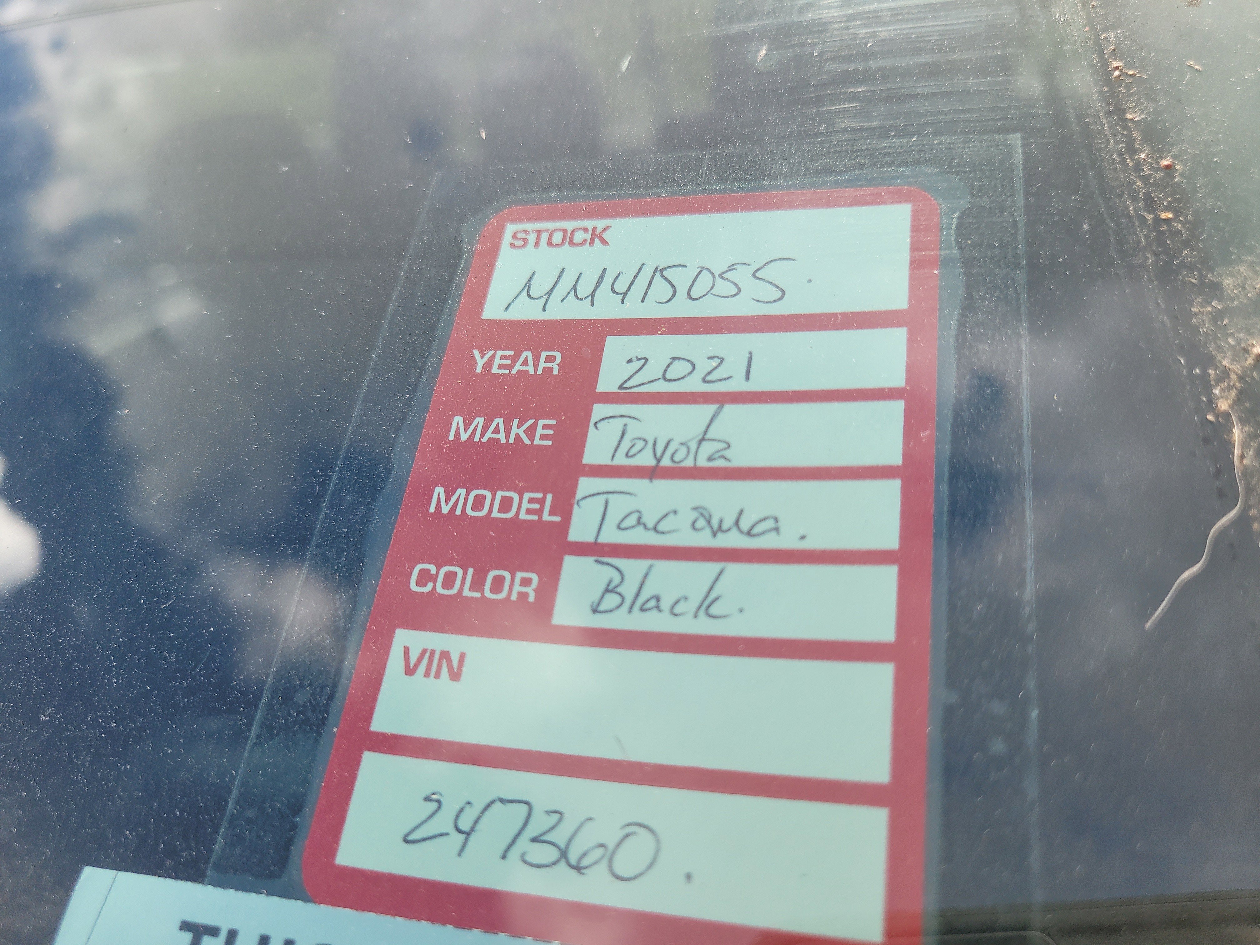 2021 Toyota Tacoma 4WD SR5