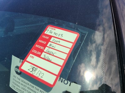 2009 MINI Cooper Hardtop Base