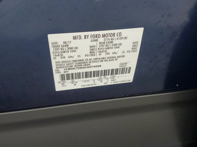 2017 Ford Explorer XLT