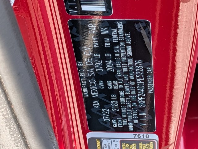 2023 Kia Forte LXS