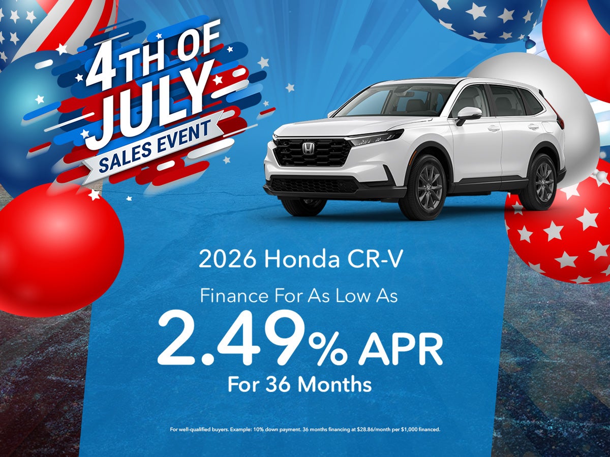 Honda new car specials