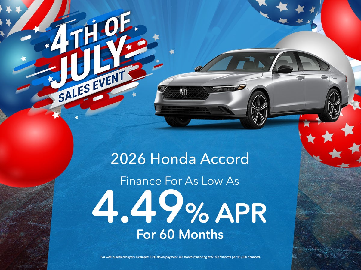 Honda new car specials