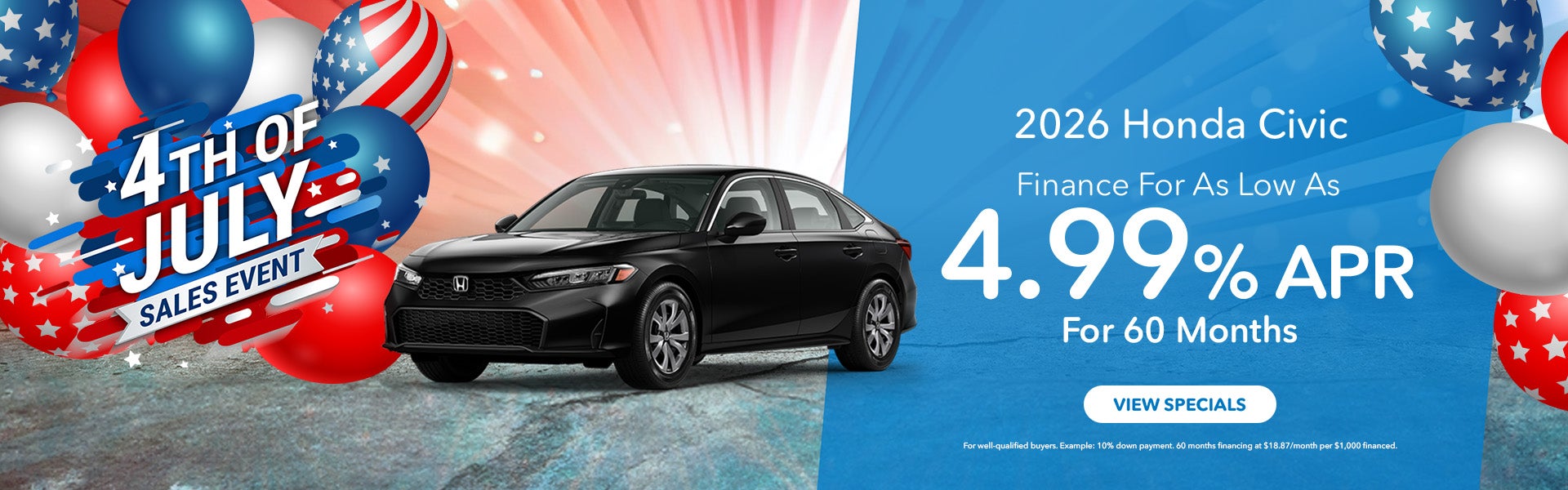 Honda new car specials