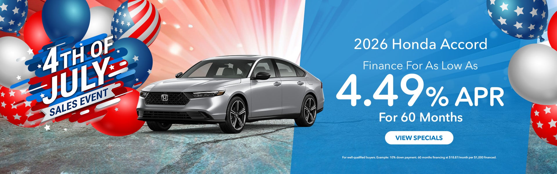 Honda new car specials