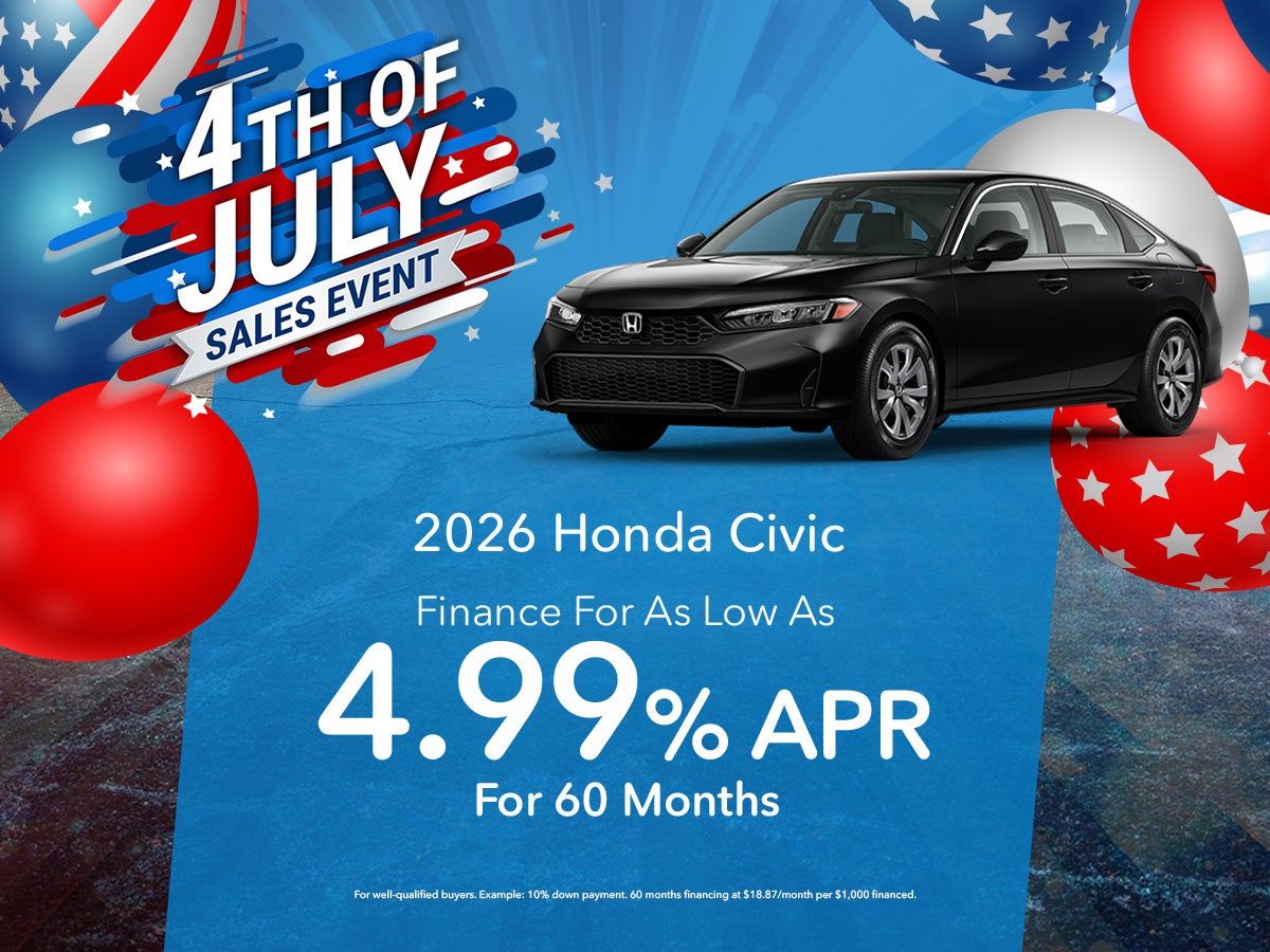Honda new car specials