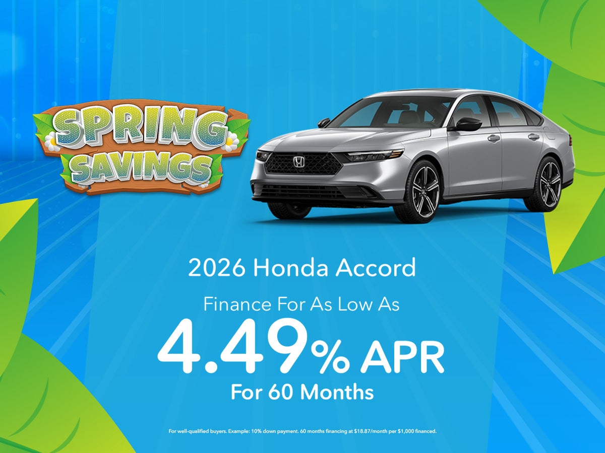 Honda new car specials