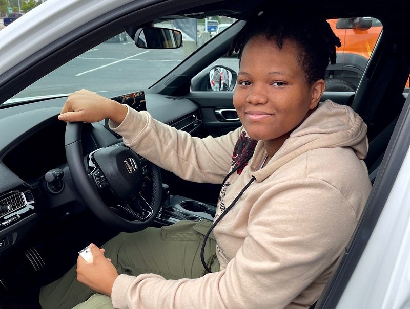 image of a person in the driver's seat